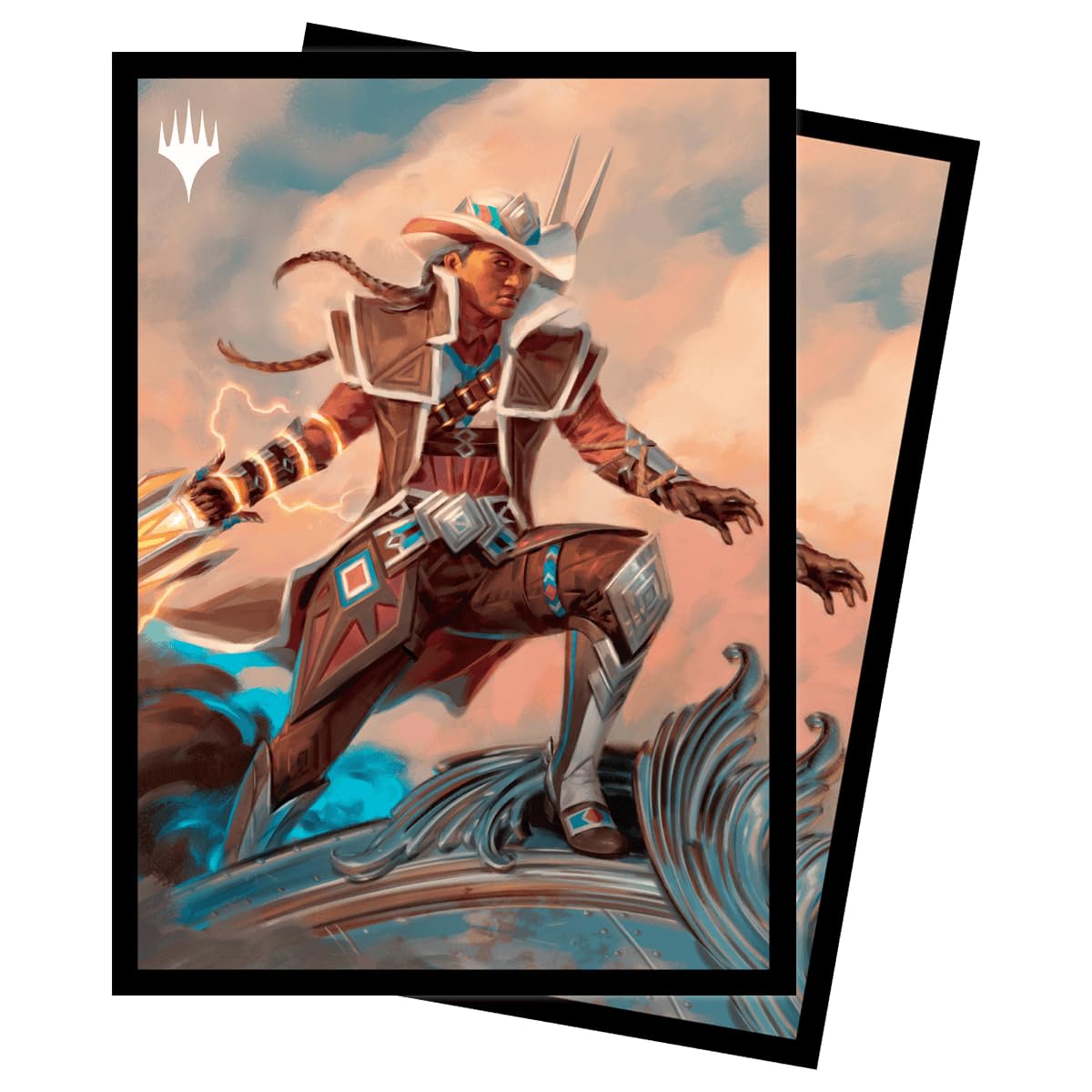 Ultra PRO - Magic: The Gathering Outlaws of Thunder Junction 100ct ChromaFuion Standard Size Card Sleeves Ft. Annie Flash Protect & Store Your Gaming Cards MTG Cards Matte Finish Card Sleeves