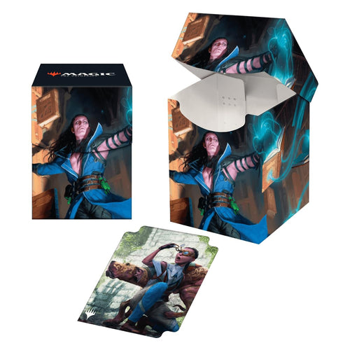 Ultra Pro - MTG Murders at Karlov Manor 100+ Deck Box Mirko Obsessive Theorist for Magic: The Gathering - Sleeved MTG cards Sized to Fit Standard Size Cards