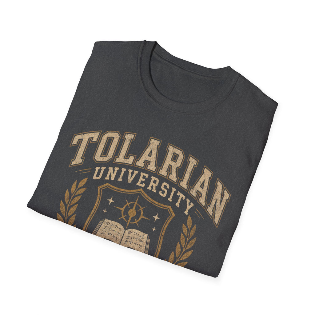 Tolarian University Crest T-Shirt — Collegiate Magic School Tee