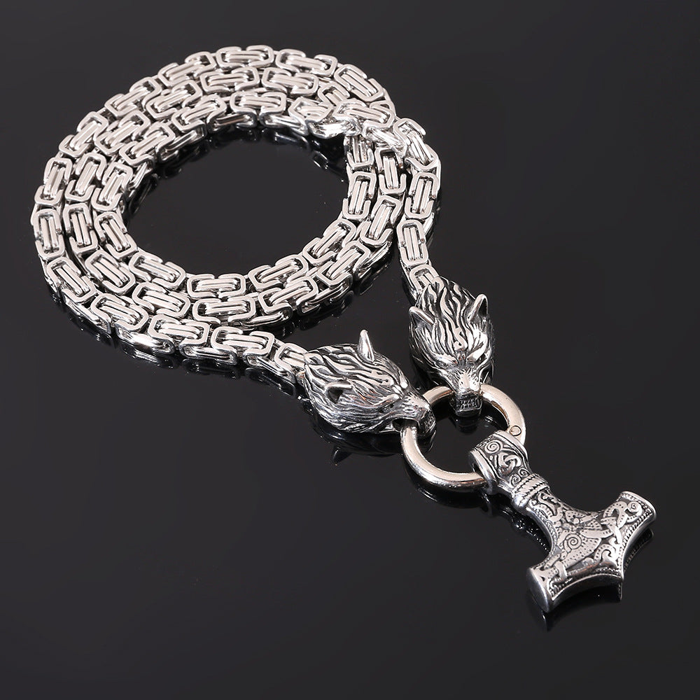 Norse Viking Myth Thor Hammer Pendant Necklace