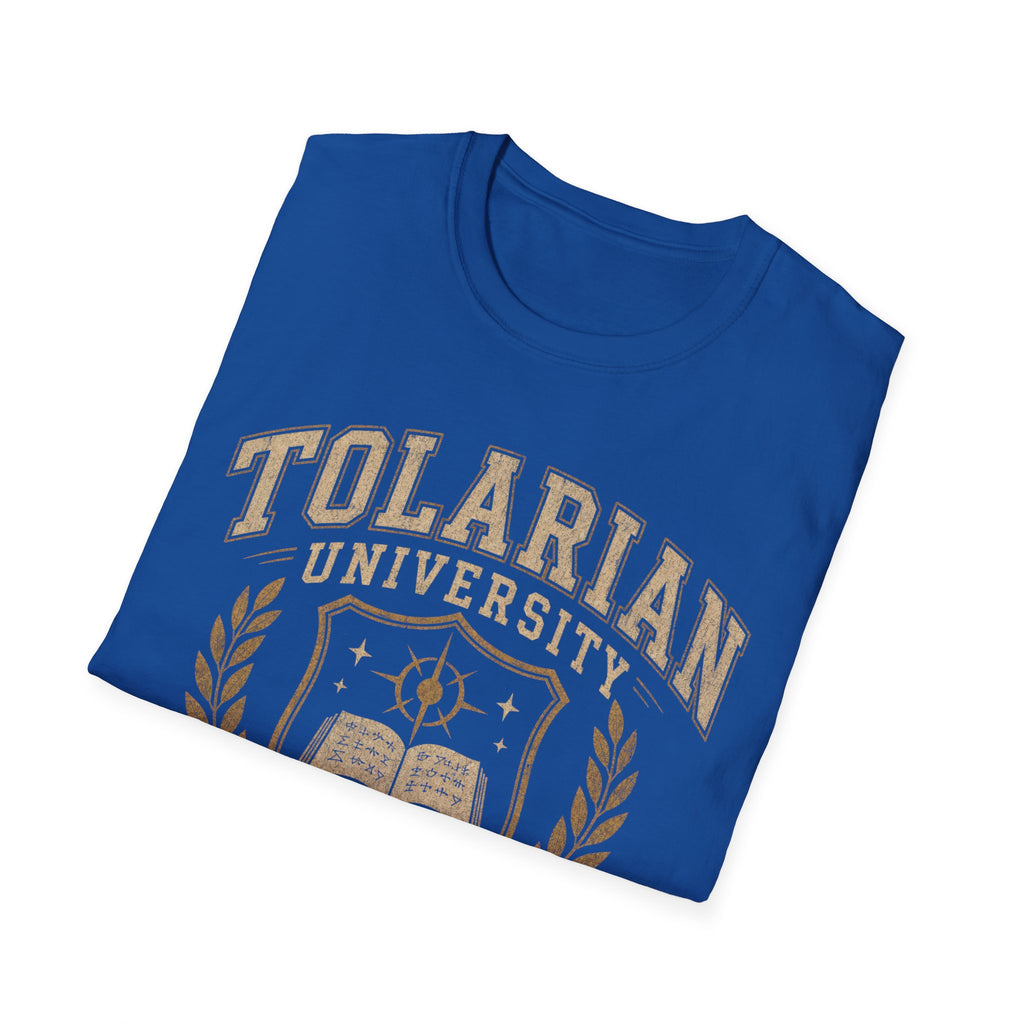 Tolarian University Crest T-Shirt — Collegiate Magic School Tee