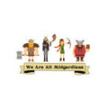 We Are All Midgardians Kiss-Cut Sticker | Viking Characters Banner
