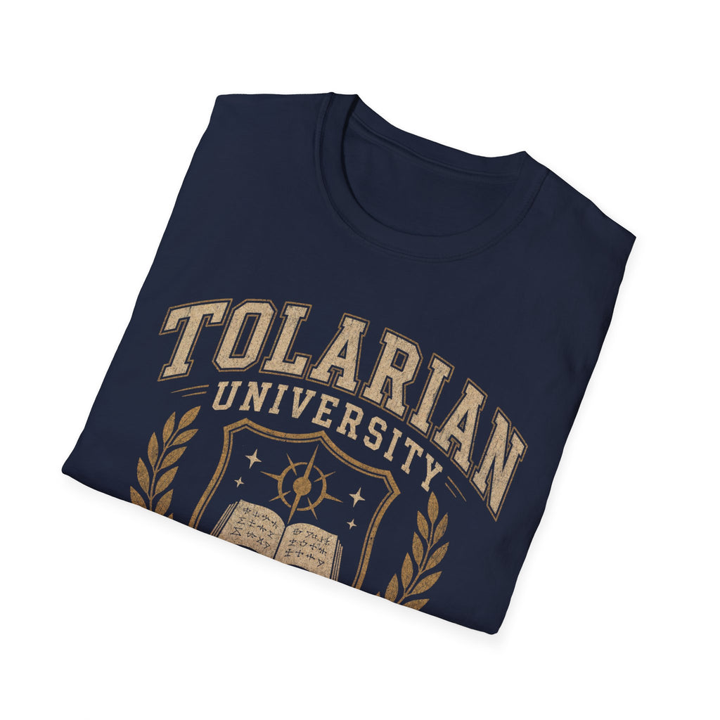 Tolarian University Crest T-Shirt — Collegiate Magic School Tee