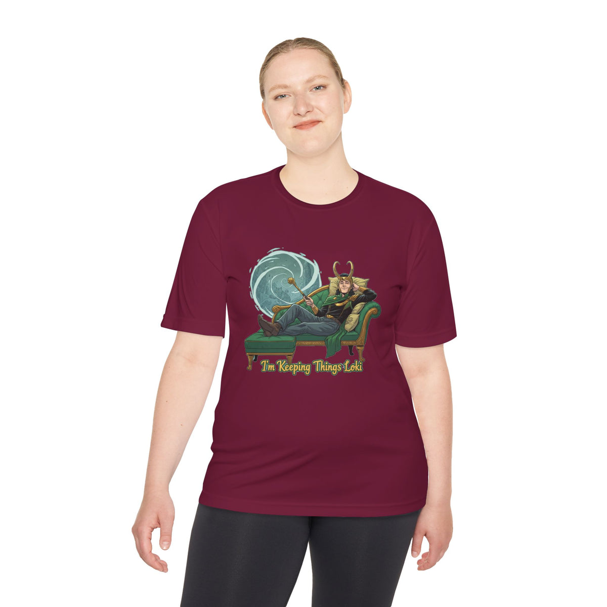 Loki Reclining on Chaise Tee | Mischief God Illustration, Fantasy Comic Shirt