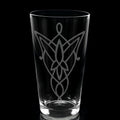 ARWEN EVENSTAR PENDANT Engraved 16oz Pint Glass | Inspired by Tolkien The Ones Hobbits and Middle Earth | Great Christmas Gift Idea | Unique Elvish Hobbit Wizard Fantasy Decor!