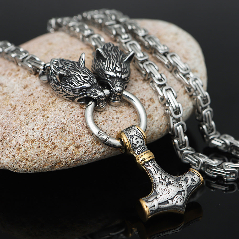 Norse Viking Myth Thor Hammer Pendant Necklace