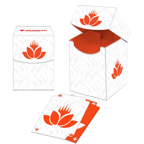 Ultra Pro - Mana 8 100+ Deck Box - Lotus for Magic: The Gathering Stores & Holds 100 Standard Sized Cards Durable Protective Collectors Game Deck Card Holder Box