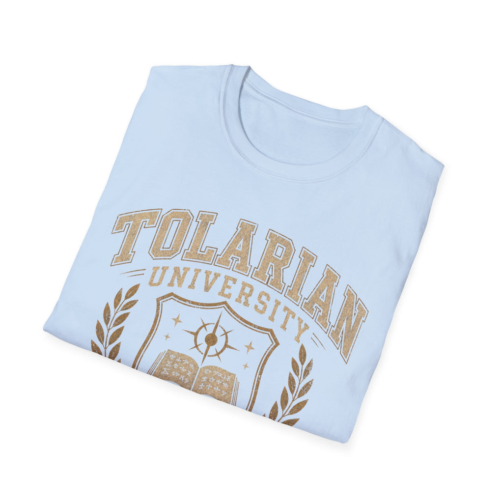 Tolarian University Crest T-Shirt — Collegiate Magic School Tee