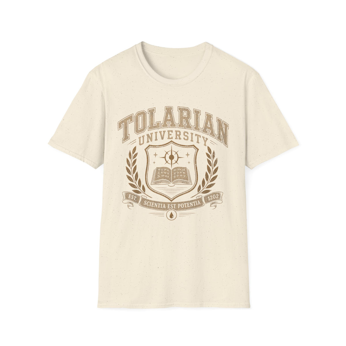 Tolarian University Crest T-Shirt — Collegiate Magic School Tee