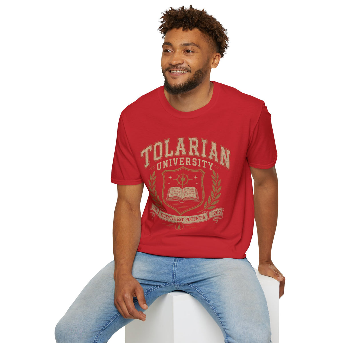 Tolarian University Crest T-Shirt — Collegiate Magic School Tee