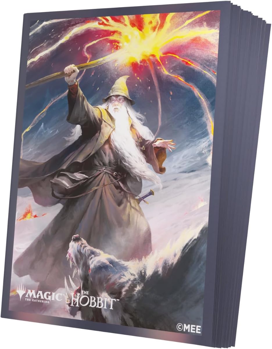 Magic: The Gathering The Hobbit Premium Art Sleeves - Gandalf, Shadow's Foe