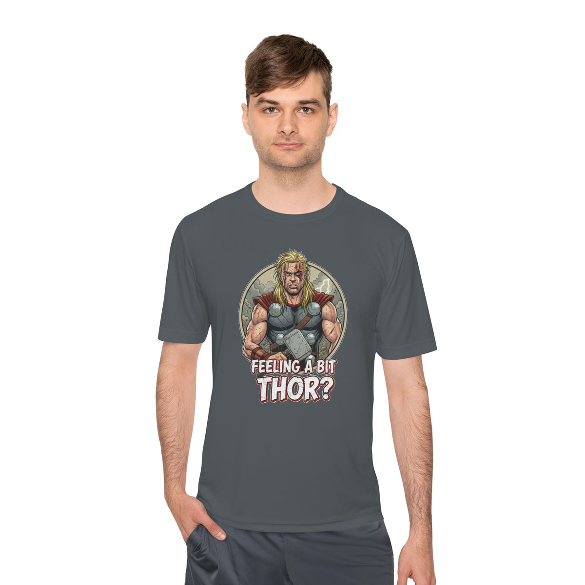 Feeling A Bit Thor? tee | Thor is Sore and Beat Up illustration