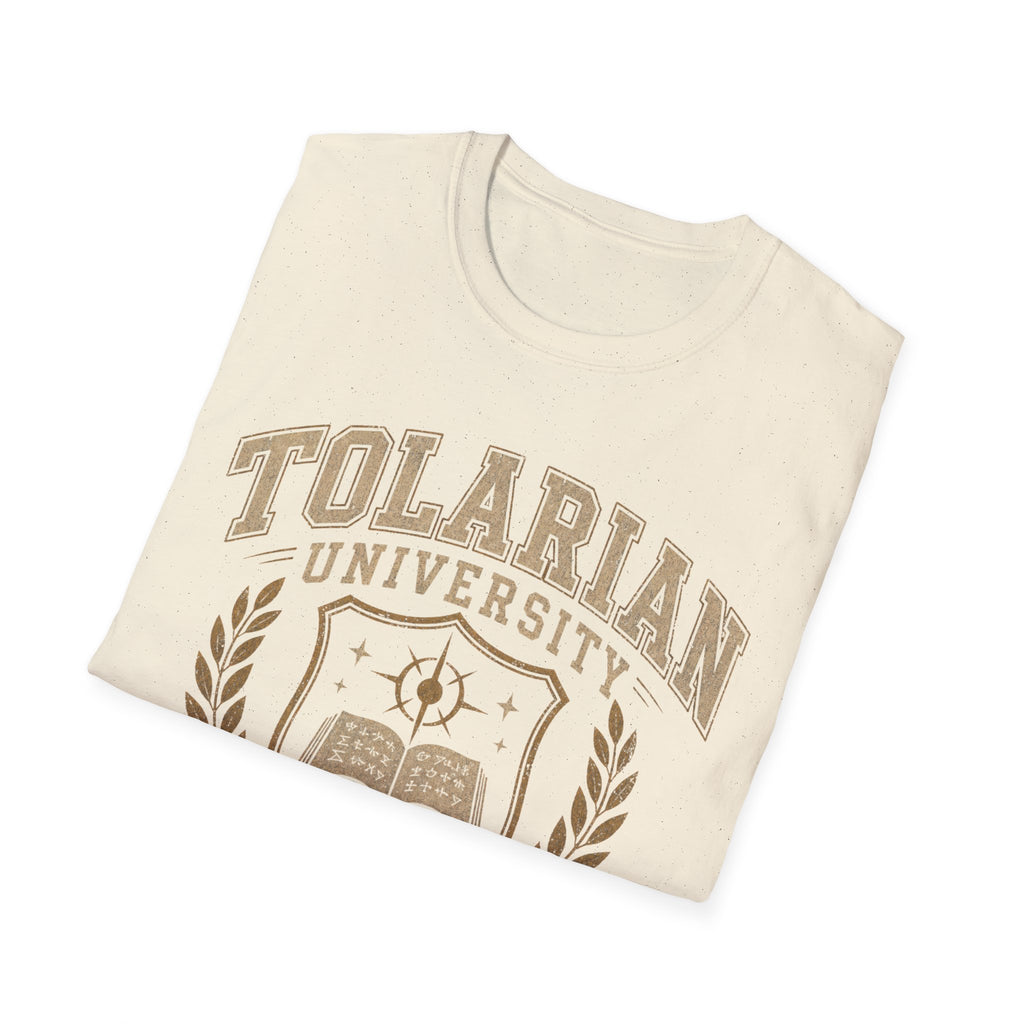Tolarian University Crest T-Shirt — Collegiate Magic School Tee