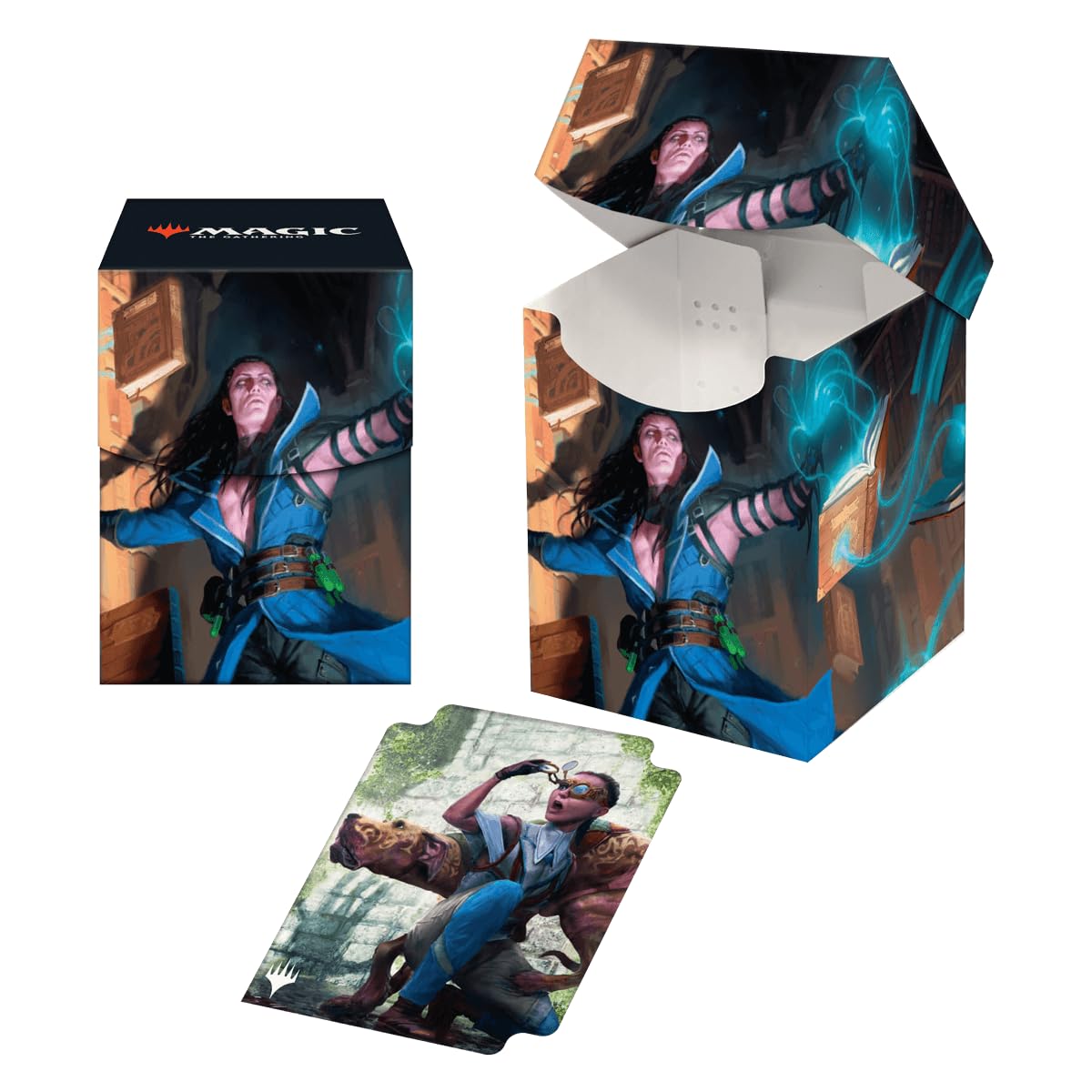 Ultra Pro - MTG Murders at Karlov Manor 100+ Deck Box Mirko Obsessive Theorist for Magic: The Gathering - Sleeved MTG cards Sized to Fit Standard Size Cards