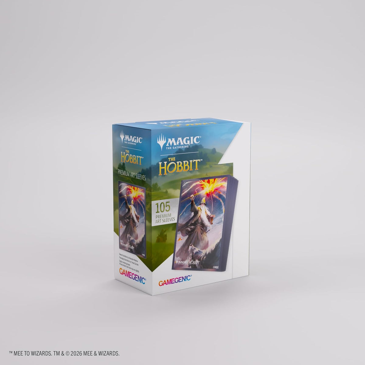 Magic: The Gathering The Hobbit Premium Art Sleeves - Gandalf, Shadow's Foe