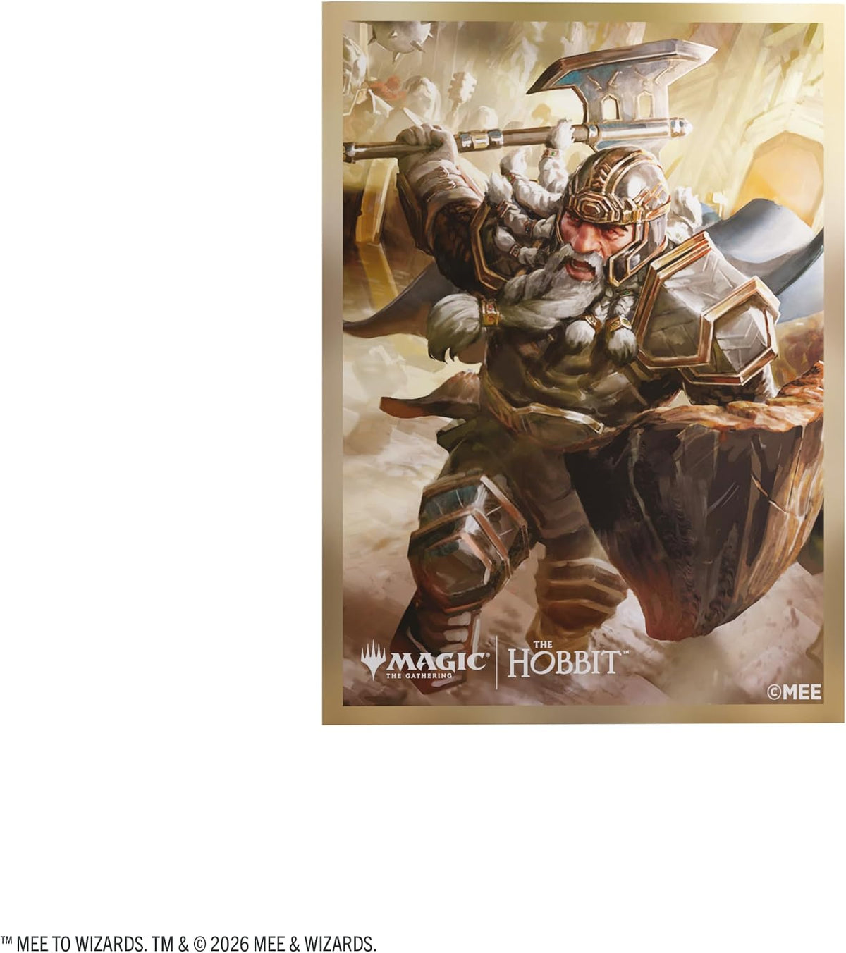 Magic: The Gathering The Hobbit Premium Art Sleeves - Thorin, Mountain-King