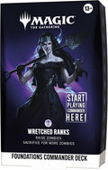 Magic: The Gathering Foundations Commander Deck - Wretched Ranks | 100-Card Deck + Accessories