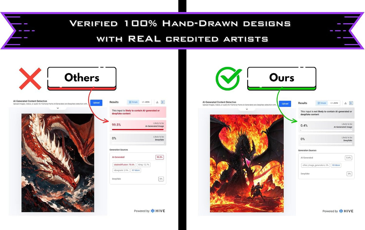 (Fractured Mage) 100% Hand-Drawn 100ct Textured Matte TCG/MTG Card Art Sleeves by Realm Guard