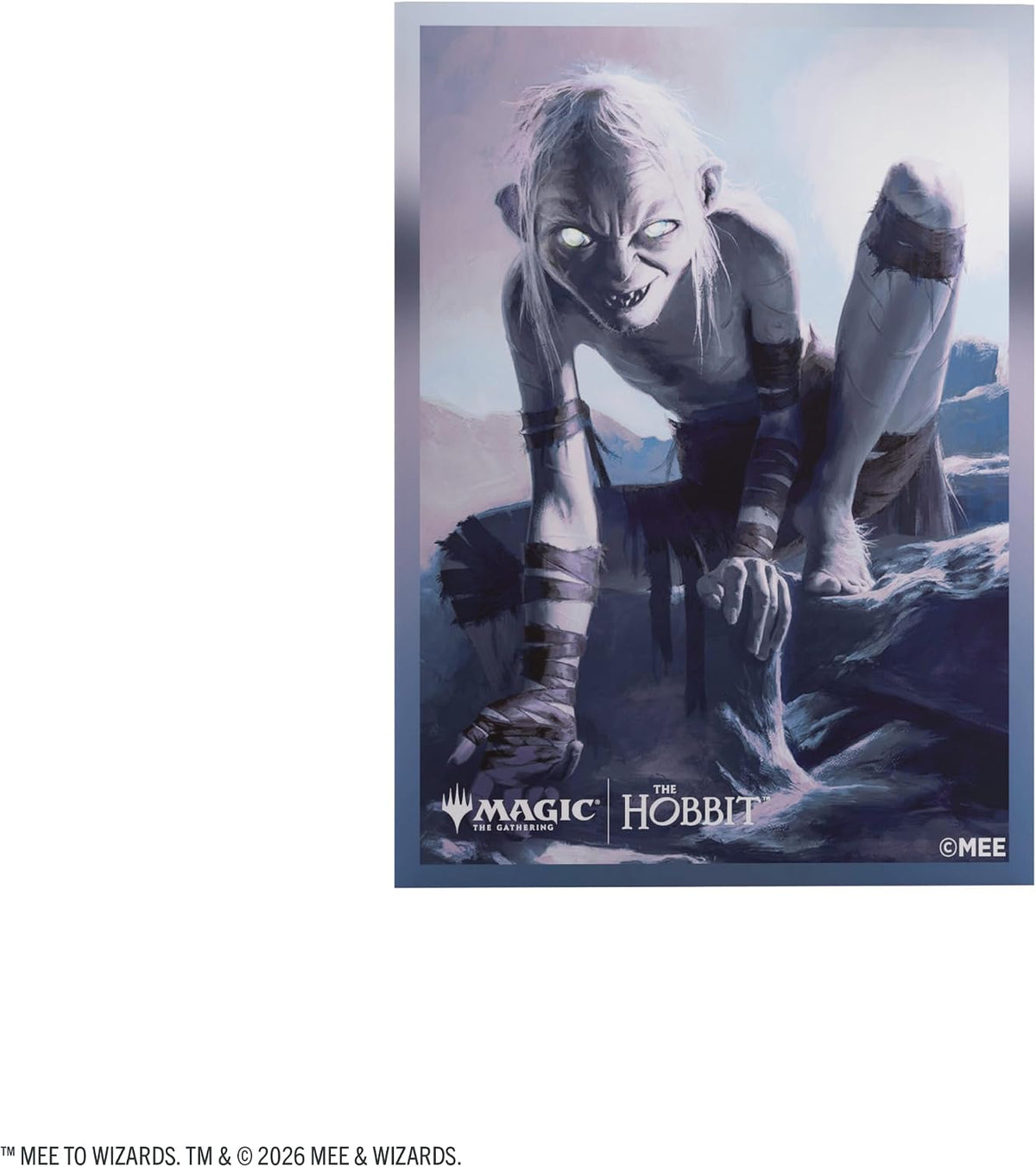 Magic: The Gathering The Hobbit Premium Art Sleeves - Gollum, Riddle Master