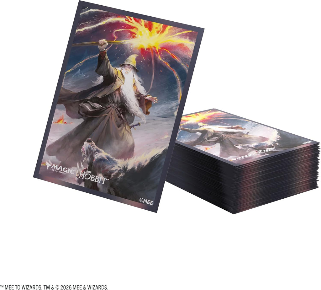 Magic: The Gathering The Hobbit Premium Art Sleeves - Gandalf, Shadow's Foe