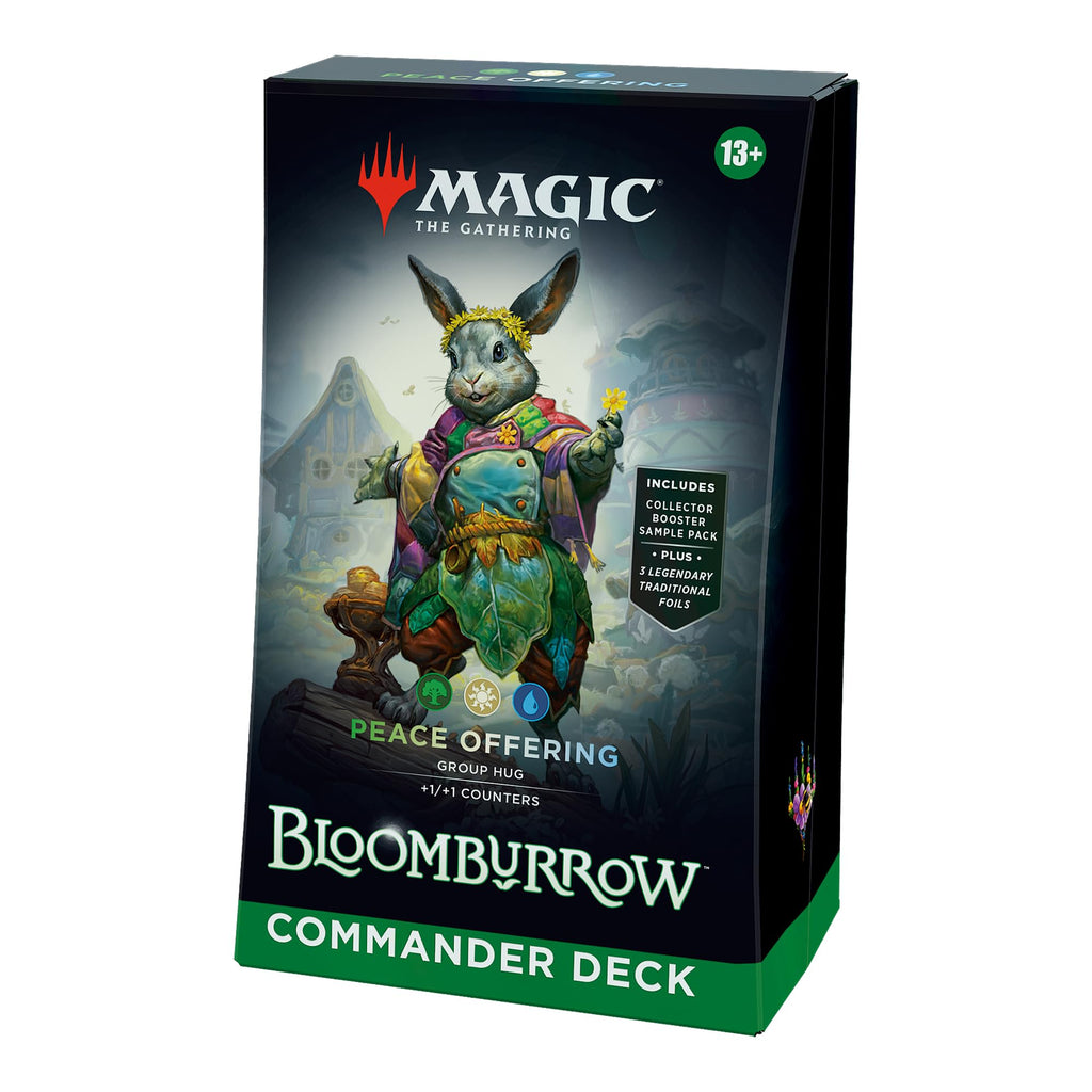 Magic: The Gathering Bloomburrow Commander Deck - Family Matters (100-Card Deck, 2-Card Collector Booster Sample Pack + Accessories)