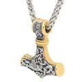 New Titanium Steel Viking Thor Hammer Necklace