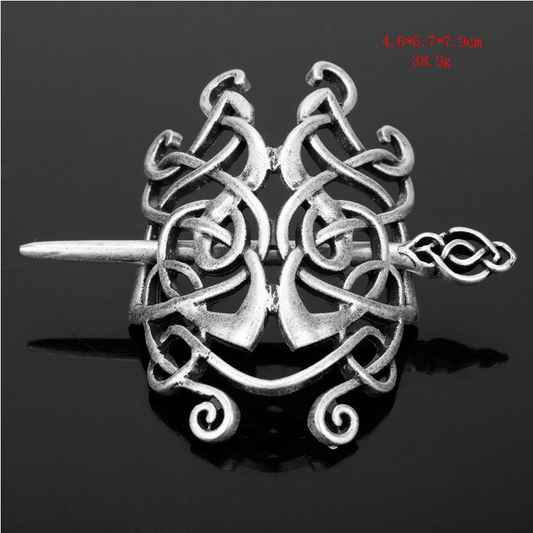 Vintage Viking Metal Hairpins