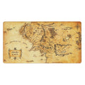 MTG Playmat TCG Playmat Board Game Card Game Trading Card Game Play mat Desk pad Original Hand-Painted Stitched Edges Smooth Surface Rubber Base Aged Map 23.5x13.7in
