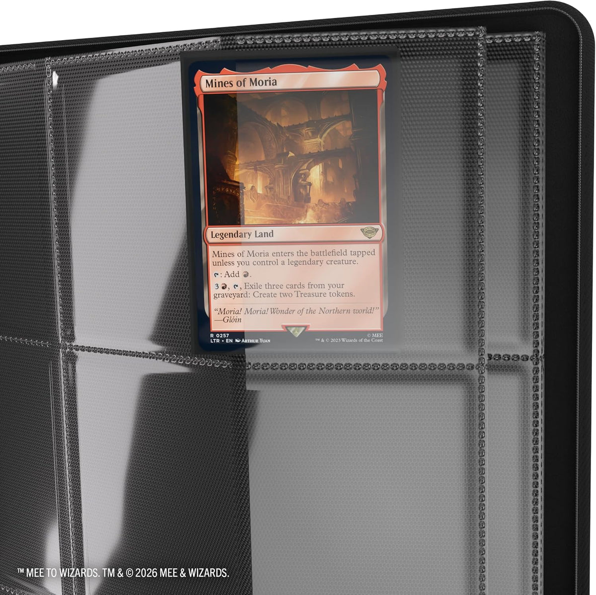 Magic: The Gathering The Hobbit Zip-Up Album 18-Pocket - Gleaming Splendor
