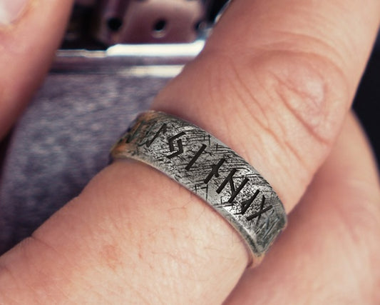 Nordic Viking Luen Letters Ring