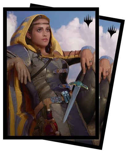 Ultra PRO - Magic: The Gathering Battle for Baldurs Gate Commander Legend 100ct Card Sleeves (Nalia deArnise) - Protect Your Collectible Trading Cards with ChromaFushion Technology