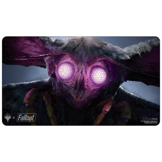 Ultra PRO - Fallout Playmat - The Wise Mothman - for Magic: The Gathering Limited Edition Collectible Trading Tabletop Gaming Essentials Accessory Supplies