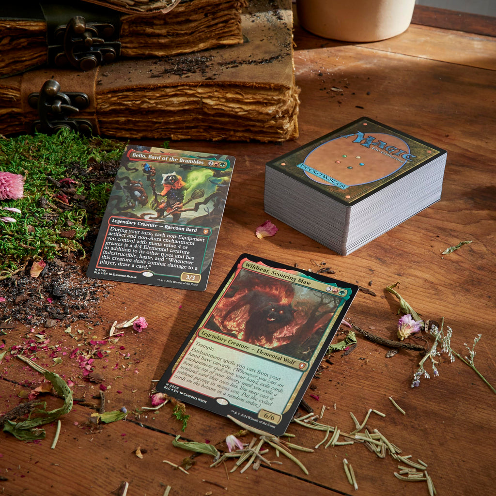 Magic: The Gathering Bloomburrow Commander Deck - Family Matters (100-Card Deck, 2-Card Collector Booster Sample Pack + Accessories)