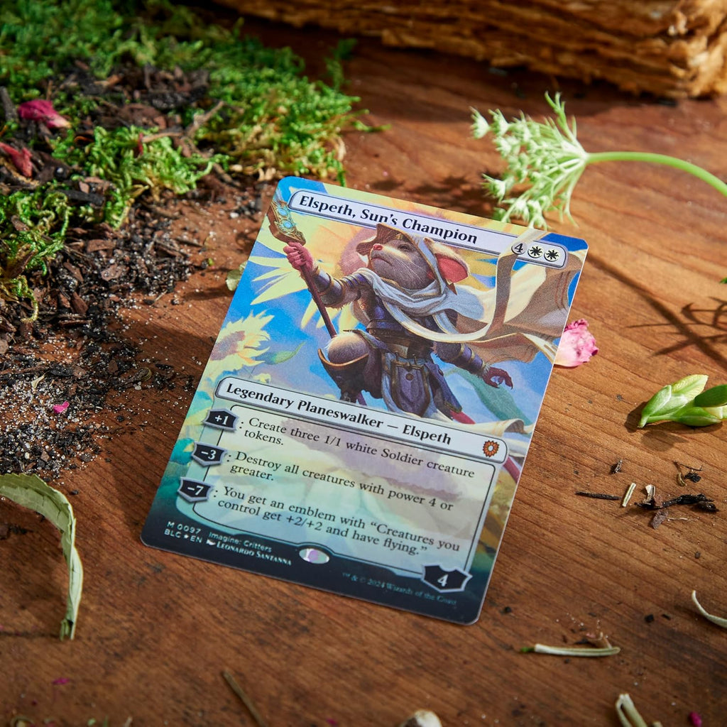 Magic: The Gathering Bloomburrow Commander Deck - Family Matters (100-Card Deck, 2-Card Collector Booster Sample Pack + Accessories)