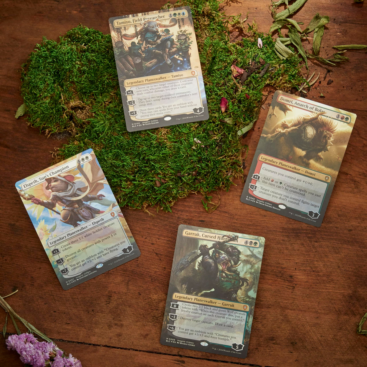 Magic: The Gathering Bloomburrow Commander Deck - Family Matters (100-Card Deck, 2-Card Collector Booster Sample Pack + Accessories)