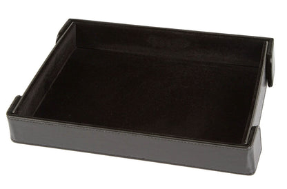 Forged Dice Co. 9.5 Inch Magnetic Folding Dice Tray - Portable Folding Dice Rolling Tray for use as DND Dice Tray D&D Dice Tray or Dice Game - Quiets Rolling Metal Dice and Folds Flat - Black