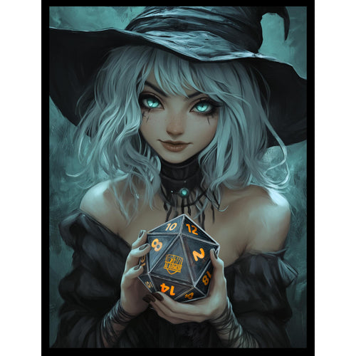 MTG Magic The Gathering (D20 Witch) - 100ct Matte TCG Card Art Sleeves by Ai Armor