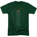 Popfunk Lord of The Rings Tower of Sauron Eye T Shirt & Stickers (Large Hunter Green - Eye)