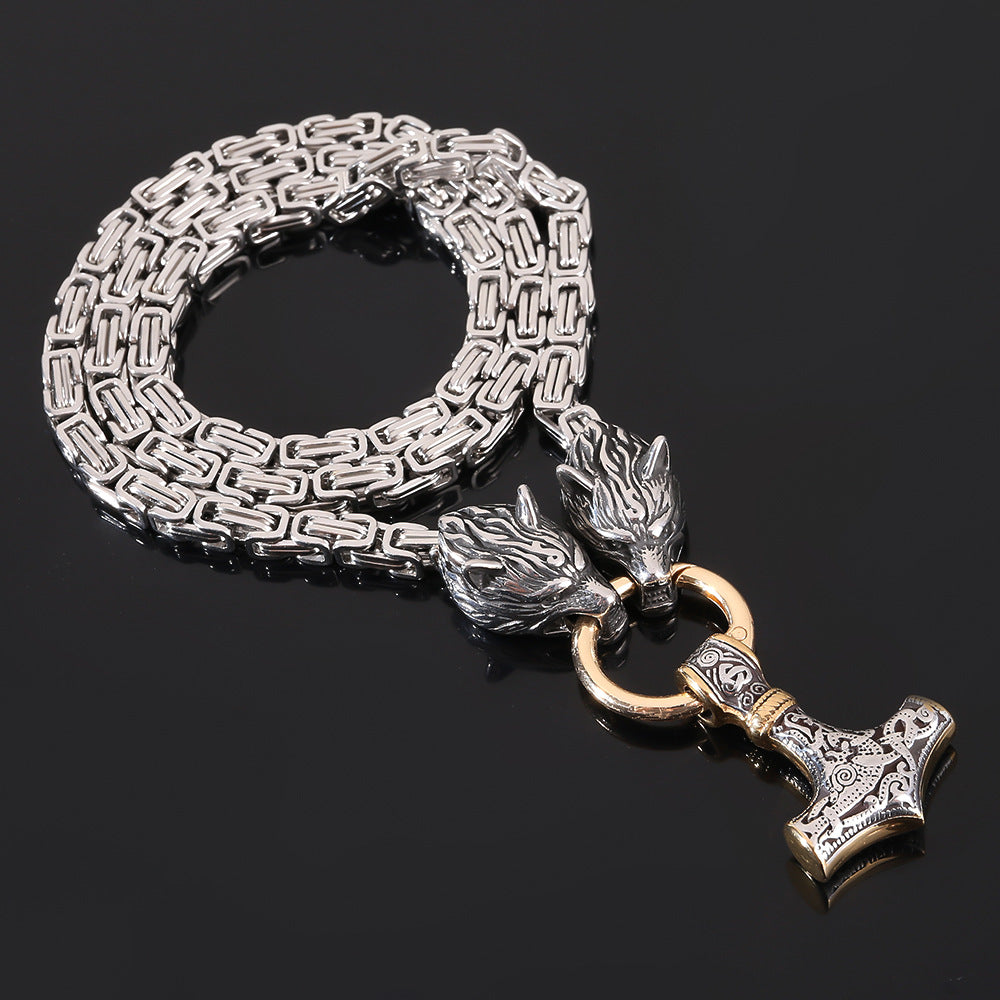 Norse Viking Myth Thor Hammer Pendant Necklace