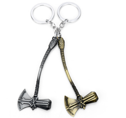 Avengers Infinity War Thor Loki Hammer Keychain