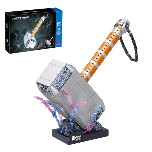 SZRUIZITEC 975PCS Thor Battle Hammer Building Blocks ToysCreative Super Hero Building Set Best Gift for 6+ Boys Girls or Adults
