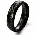 Titanium Steel Lord of the Rings Ring