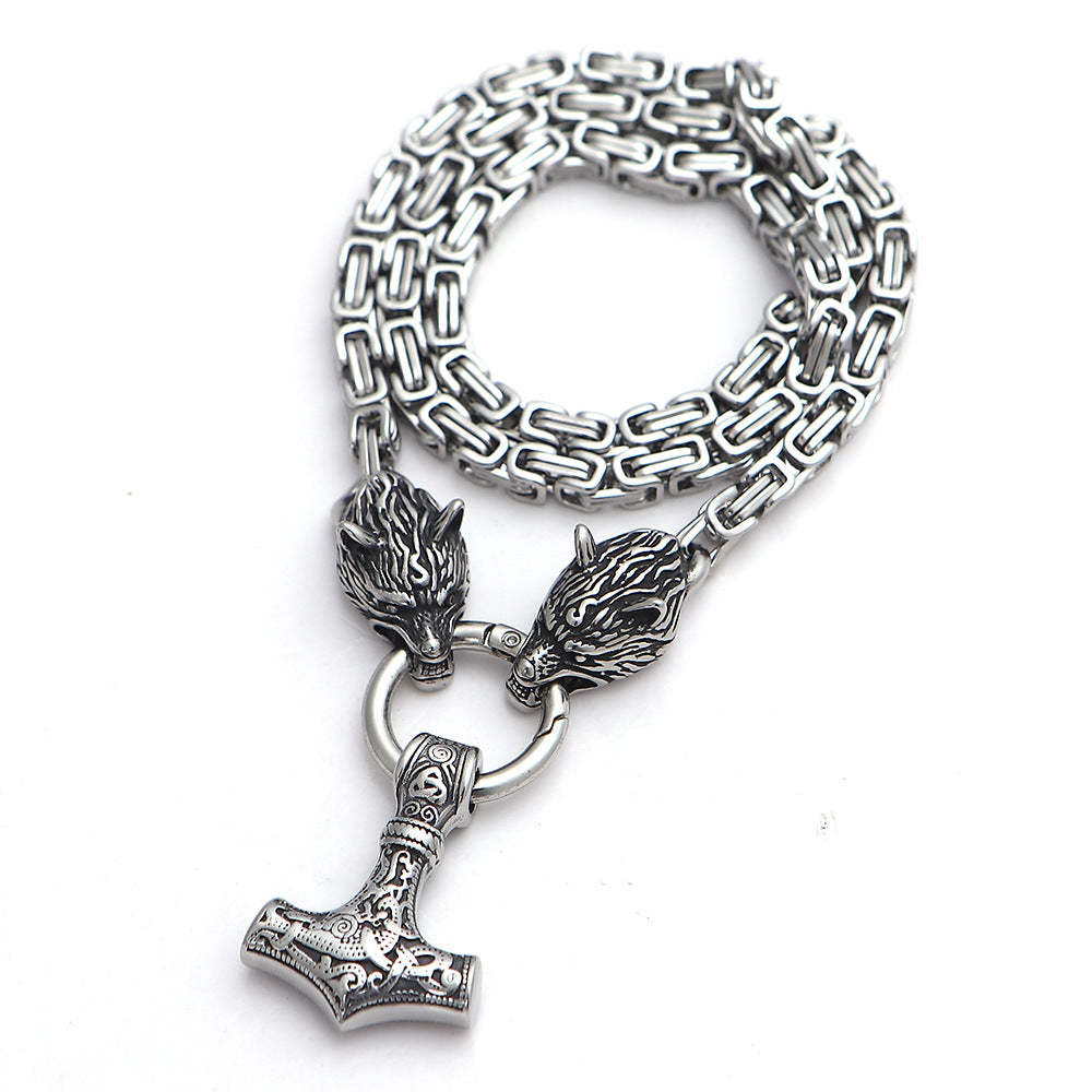 Norse Viking Myth Thor Hammer Pendant Necklace