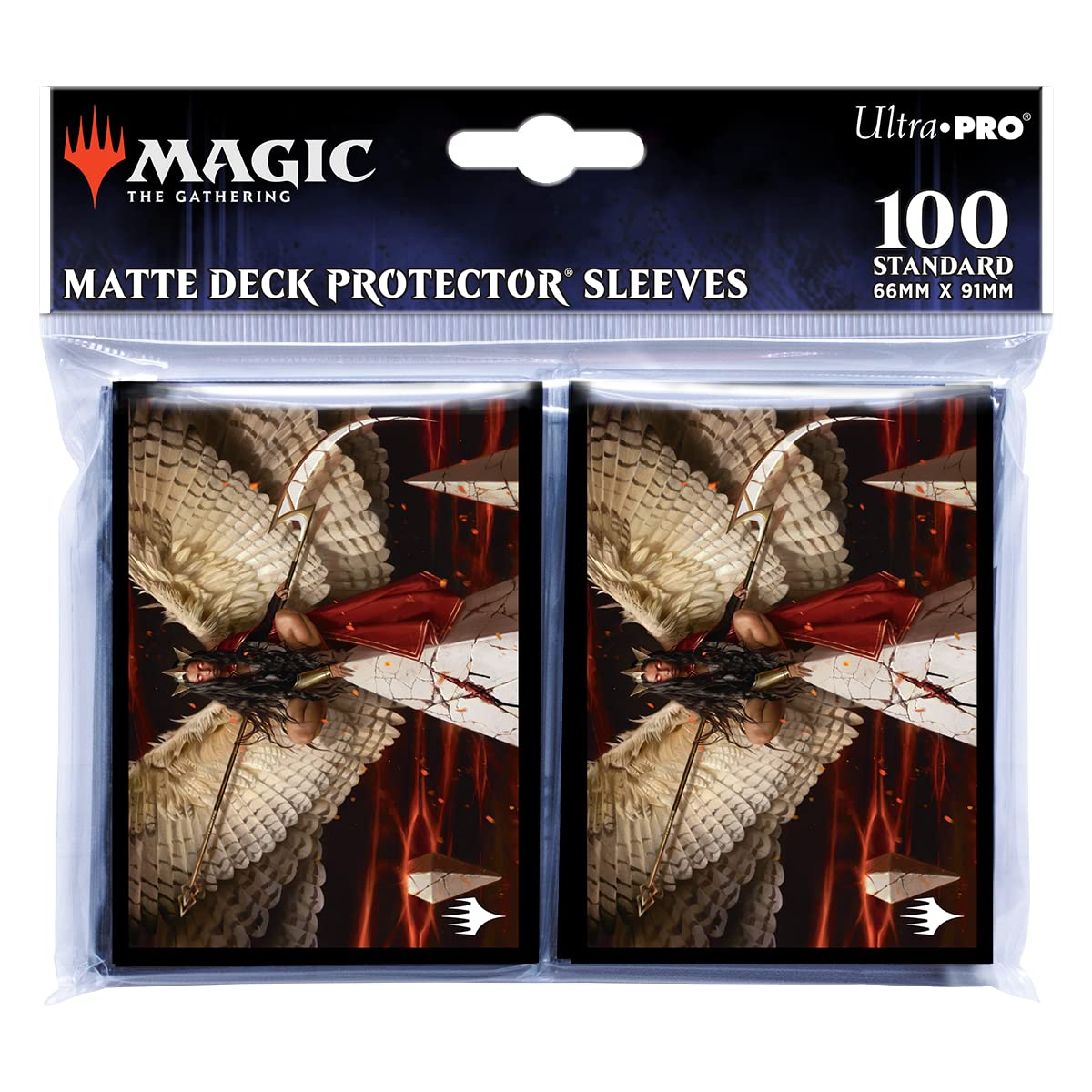 Ultra PRO - March of The Machine 100ct Deck Protector Sleeves ft. Kasla The Broken Halo for Magic: The Gathering Protect & Store Collectible Trading Cards & Gaming Cards Prevent Card Damage