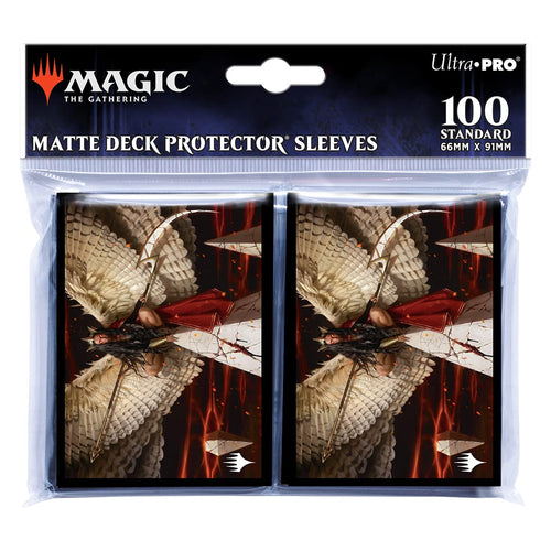 Ultra PRO - March of The Machine 100ct Deck Protector Sleeves ft. Kasla The Broken Halo for Magic: The Gathering Protect & Store Collectible Trading Cards & Gaming Cards Prevent Card Damage