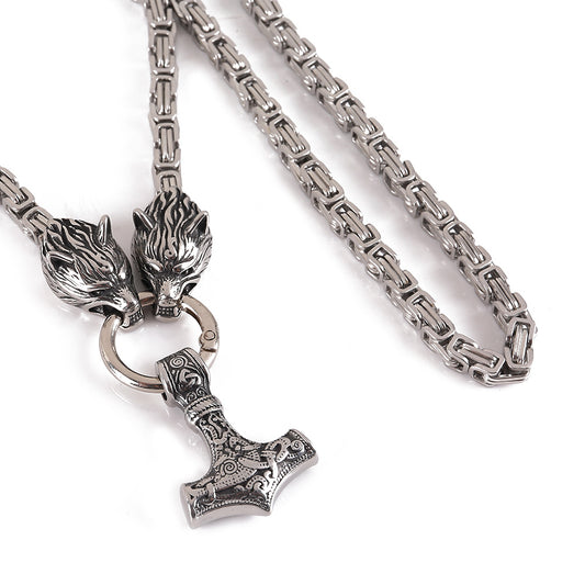 Norse Viking Myth Thor Hammer Pendant Necklace