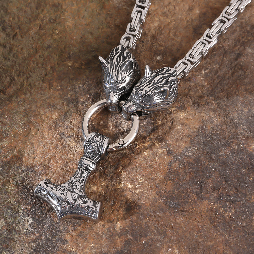 Norse Viking Myth Thor Hammer Pendant Necklace