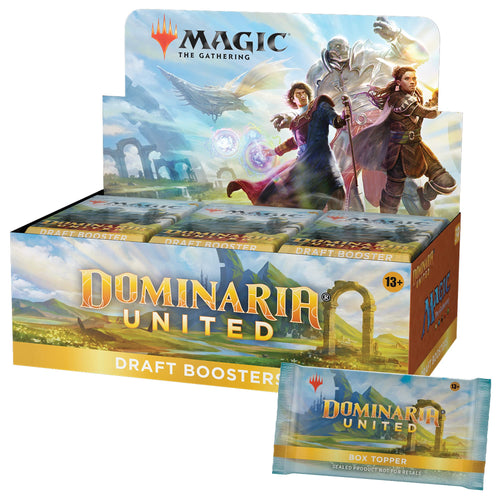 Magic: The Gathering Dominaria United Draft Booster Box | 36 Packs + Box Topper Card (541 Magic Cards)