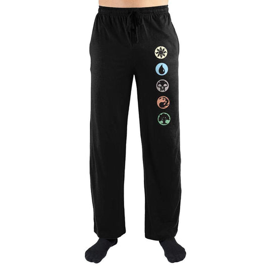 Bioworld Magic: The Gathering Mana Sleep Pajama Pants | X-Large Black