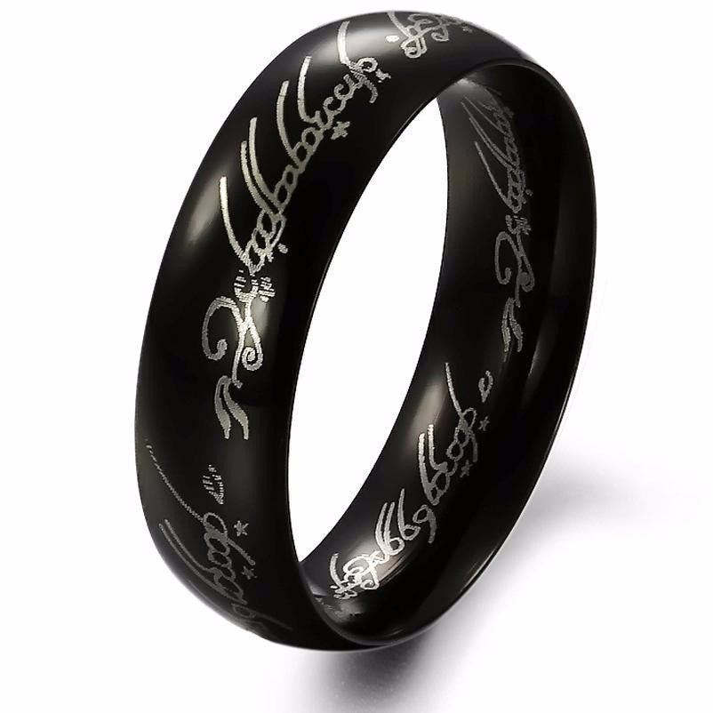 Titanium Steel Lord of the Rings Ring